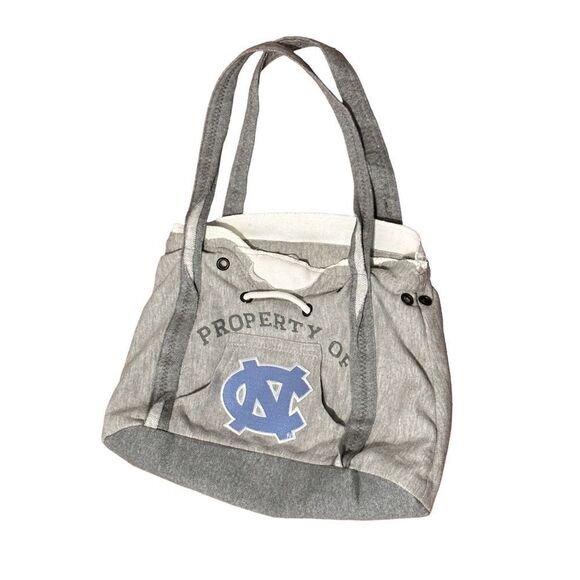 Beautiful women Hoodie Purse gray and blue North Carolina Tar Heels NCAA  Vintag - Picture 2 of 9